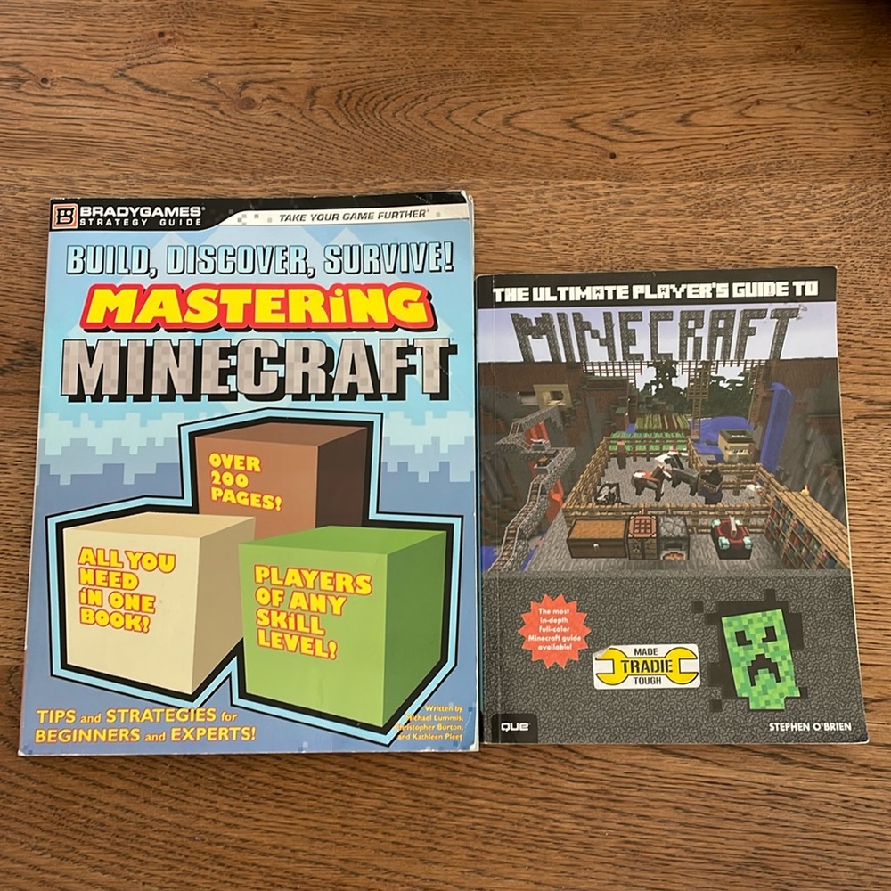 Minecraft Books Lot of 2